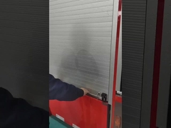 Portas de rolos com fechadura de liga de alumínio de alta qualidade