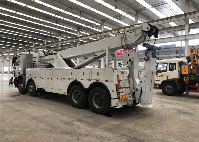 8x4 Drive ISO Certified Road Wrecker Truck Diesel Tank 85km/H Max Speed