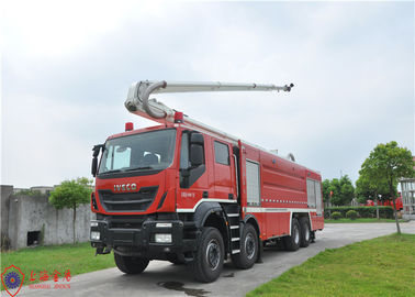 Carro de bombeiros aéreo de condução resistente da torre de água 8 x 4 com altura de funcionamento de 25m