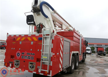 Benz Chassi 32m Torre de Água Caminhão de Bombeiros Potência Máxima 320KW Sistema Hidráulico