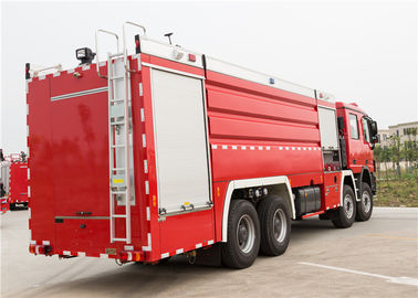 Carro de bombeiros montado na retaguarda do aeroporto da movimentação de HALE Pump 6000L/min 6X6 com chassi importado