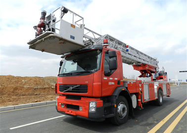carro de bombeiros de escada aérea da movimentação de 90km/H 32M Working Height 4×2 com plataforma