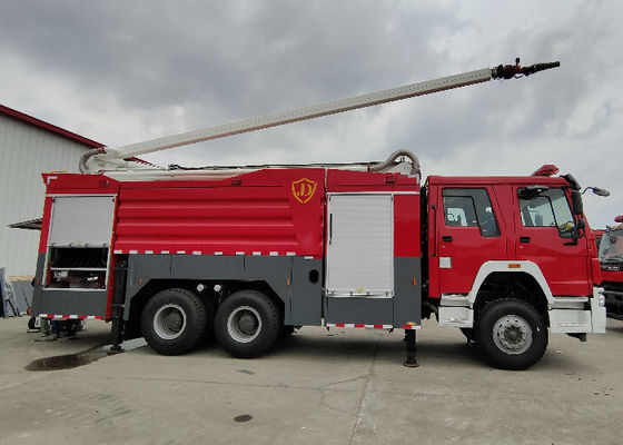 6x4 conduzem 32 medidores molham a viatura de combate do fogo da torre para o salvamento de construção alto