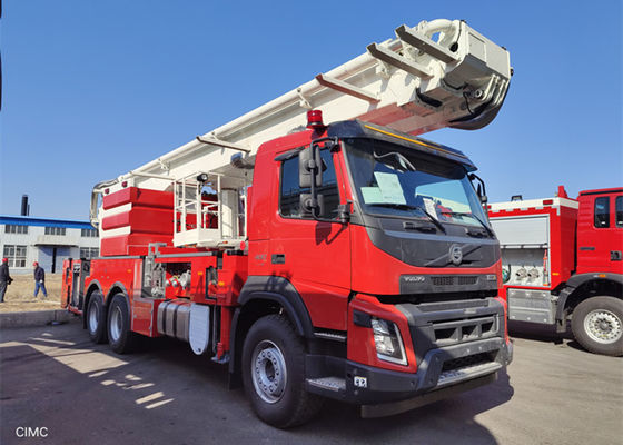 12000L a água 4000L espuma carro de bombeiros da torre de água 6x4 com crescimento telescópico de 25m