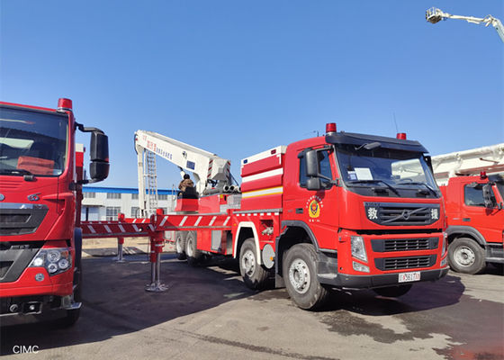 42600kg 60M maciços completos Aerial Ladder Truck, viaturas de combate do fogo do estilo de M Cab H
