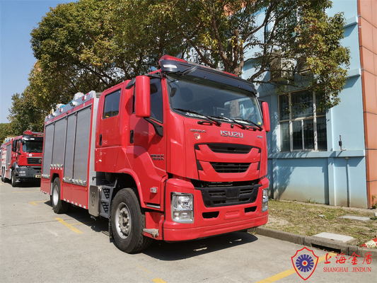 Monitor de controle remoto sem fio do caminhão de combate ao fogo dobro da espuma da movimentação da cabine 4×2