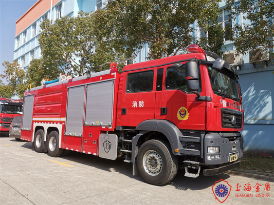 12 Ton Tanker Fire Fighting Vehicles combinado com a espuma da água e o pó seco